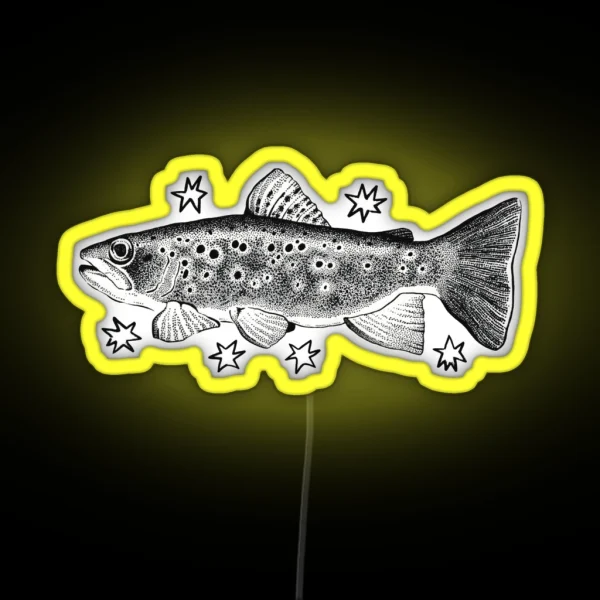 Starry Trout RGB Neon Sign