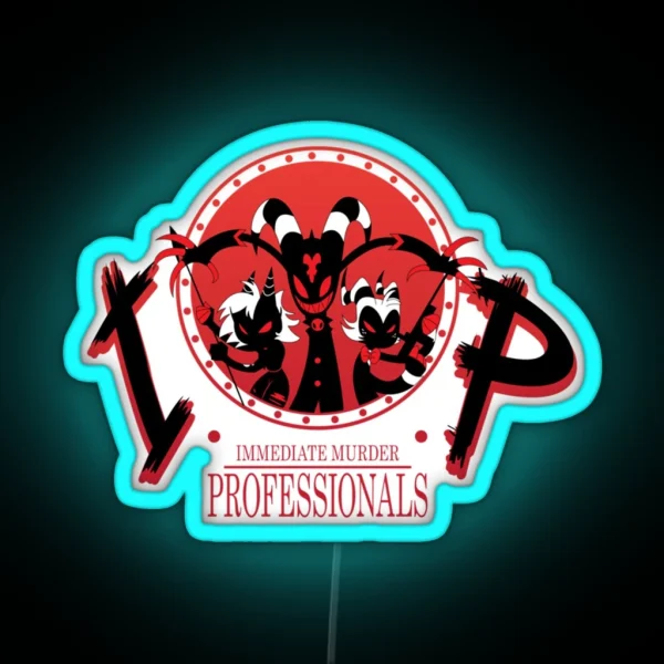 Start Up Killing Company Immediate Murder Professionals RGB Neon Sign