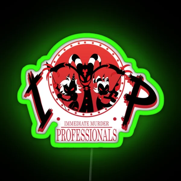 Start Up Killing Company Immediate Murder Professionals RGB Neon Sign