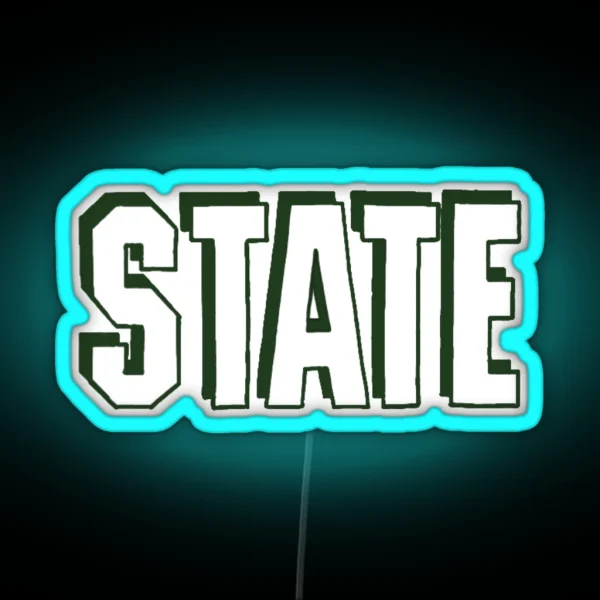 STATE RGB Neon Sign