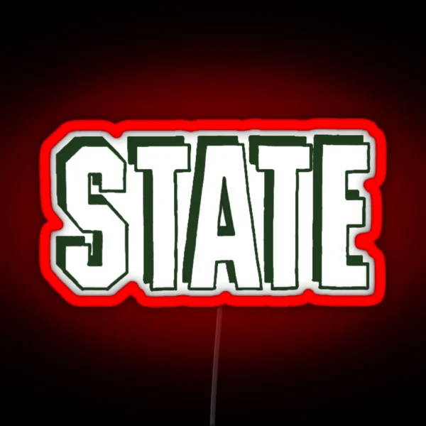 STATE RGB Neon Sign