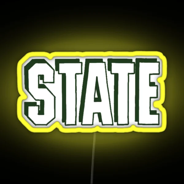 STATE RGB Neon Sign