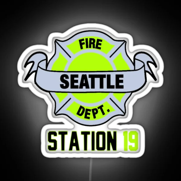 STATION 19 Fluorescent RGB Neon Sign