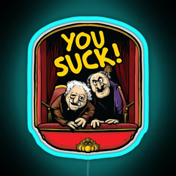 Statler And Waldorf Ledtatler And Waldorf You RGB Neon Sign