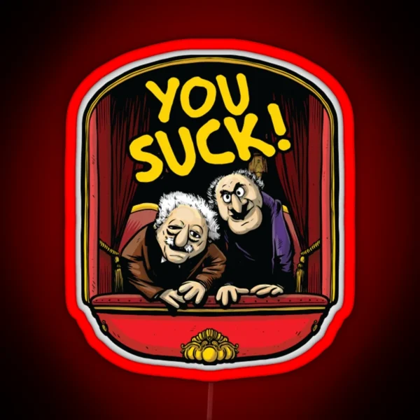Statler And Waldorf Ledtatler And Waldorf You RGB Neon Sign