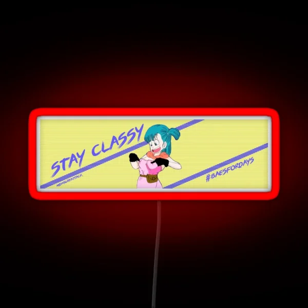 Stay Classy Slap Led RGB Neon Sign