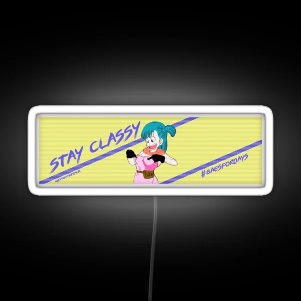 Stay Classy Slap Led RGB Neon Sign