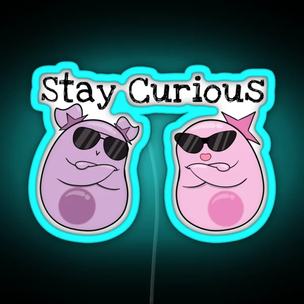 Stay Curious With The Amoeba Sisters RGB Neon Sign