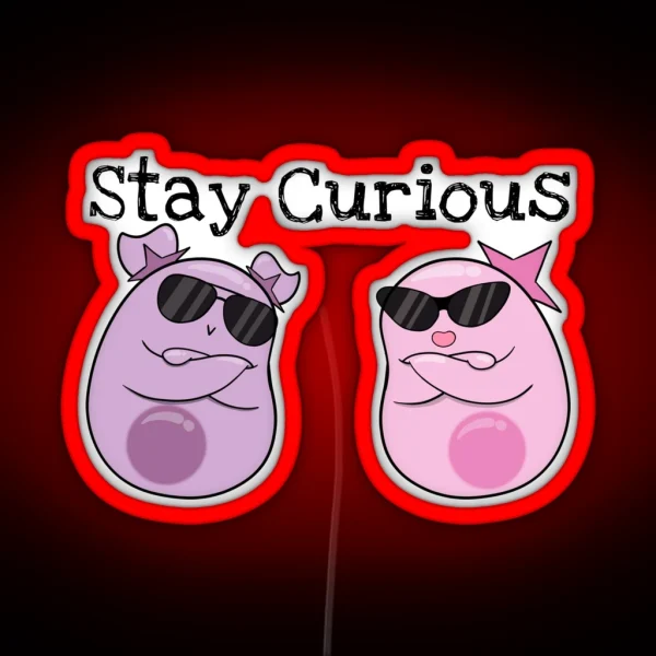 Stay Curious With The Amoeba Sisters RGB Neon Sign