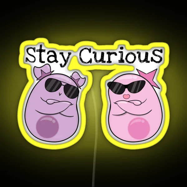 Stay Curious With The Amoeba Sisters RGB Neon Sign