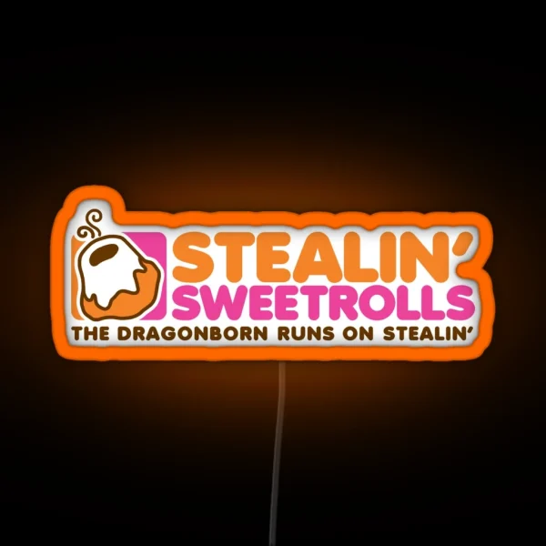 Stealin Sweetrolls RGB Neon Sign