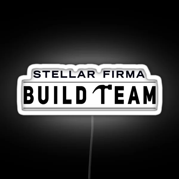 Stellar Firma Build Team Dark RGB Neon Sign