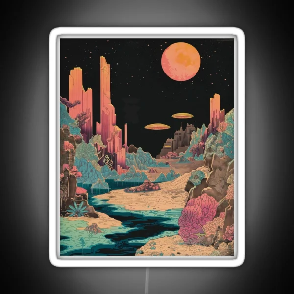 Stellar Sandscape RGB Neon Sign