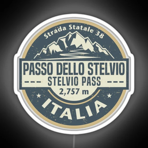 Stelvio Pass Italy RGB Neon Sign