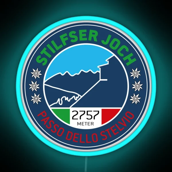 Stelvio Pass Passo Dello Stelvio V1 RGB Neon Sign