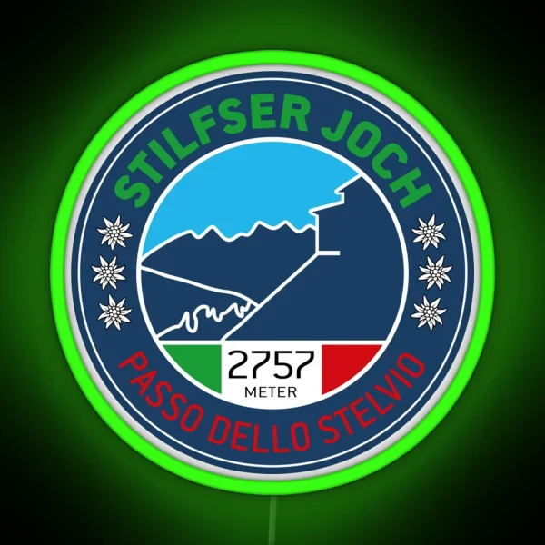 Stelvio Pass Passo Dello Stelvio V1 RGB Neon Sign