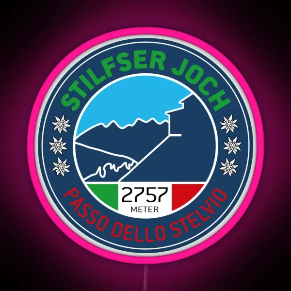 Stelvio Pass Passo Dello Stelvio V1 RGB Neon Sign