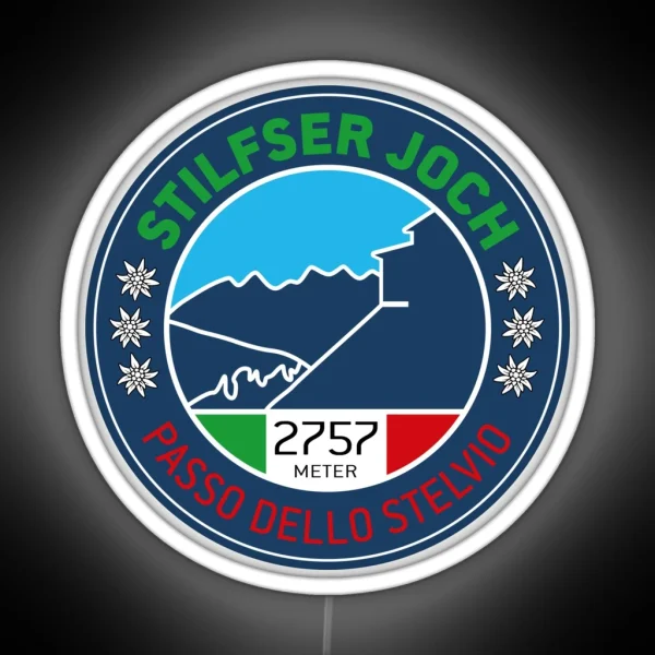 Stelvio Pass Passo Dello Stelvio V1 RGB Neon Sign