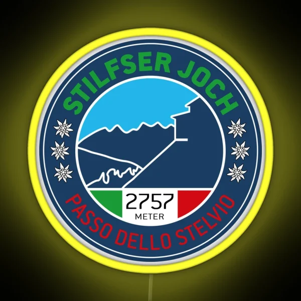 Stelvio Pass Passo Dello Stelvio V1 RGB Neon Sign