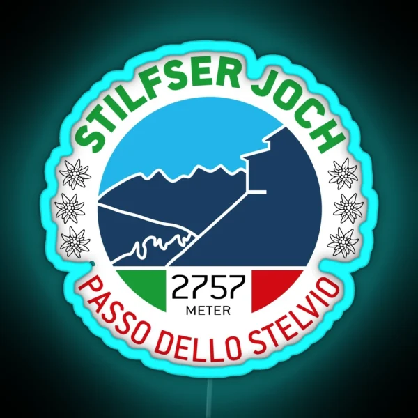 Stelvio Pass Passo Dello Stelvio V2 RGB Neon Sign