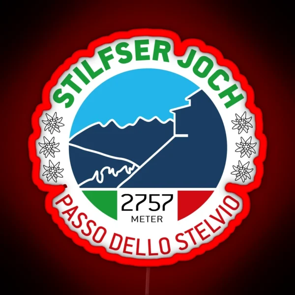 Stelvio Pass Passo Dello Stelvio V2 RGB Neon Sign