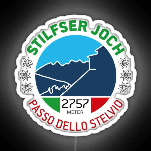 Stelvio Pass Passo Dello Stelvio V2 RGB Neon Sign