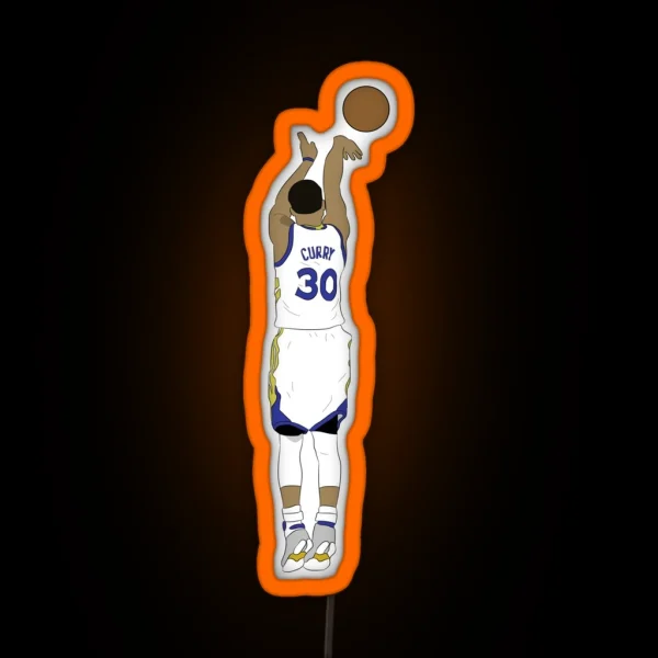 Steph Curry RGB Neon Sign