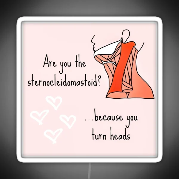 Sternocleidomastoid Pun RGB Neon Sign