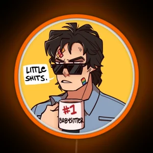 Steve Harrington 1 Babysitter RGB Neon Sign