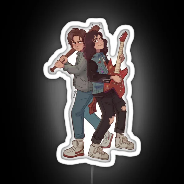 Steve Harrington And Eddie Munson ST RGB Neon Sign