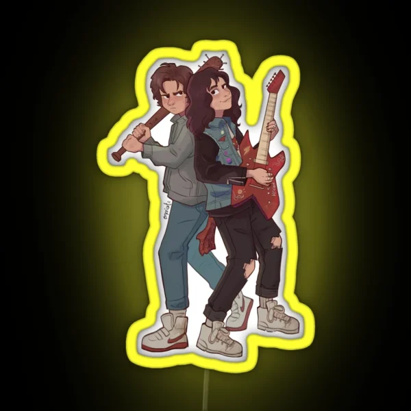 Steve Harrington And Eddie Munson ST RGB Neon Sign