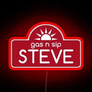 Steve Nametag RGB Neon Sign