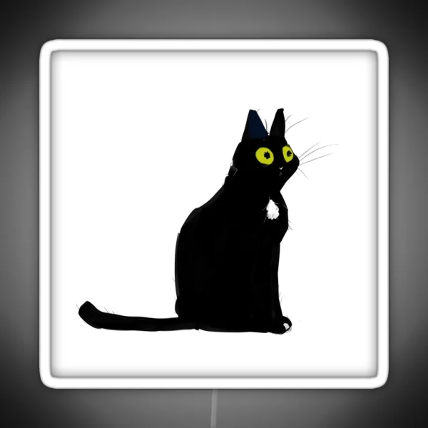 Steve The Black Cat RGB Neon Sign