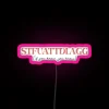 stfuattdlagg if you know you know rgb neon pink sign.