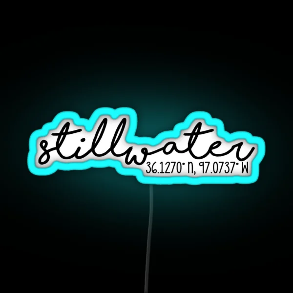 Stillwater RGB Neon Sign