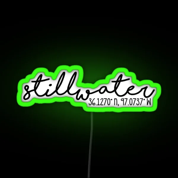 Stillwater RGB Neon Sign