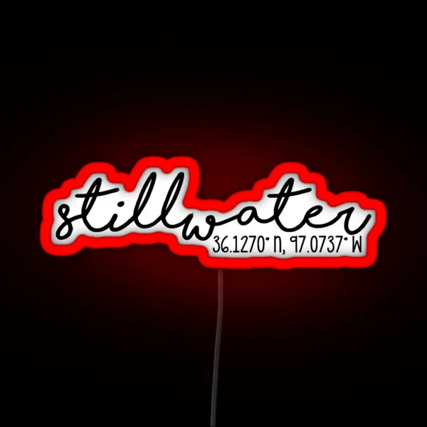 Stillwater RGB Neon Sign