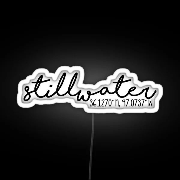 Stillwater RGB Neon Sign