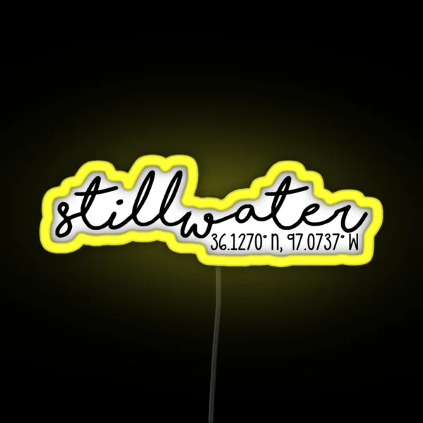 Stillwater RGB Neon Sign