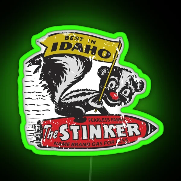Stinker Gas RGB Neon Sign