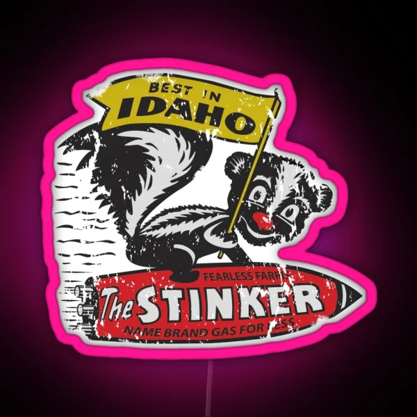 Stinker Gas RGB Neon Sign
