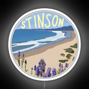 Stinson Beach RGB Neon Sign