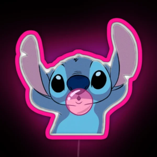STITCH Bubblegum Bomb RGB Neon Sign