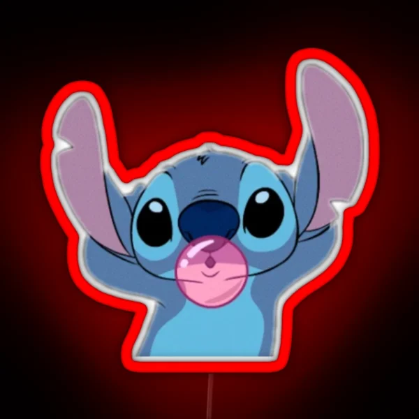 STITCH Bubblegum Bomb RGB Neon Sign