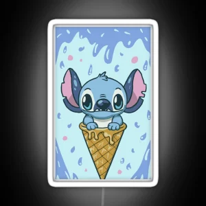 Stitch Ice Cream RGB Neon Sign