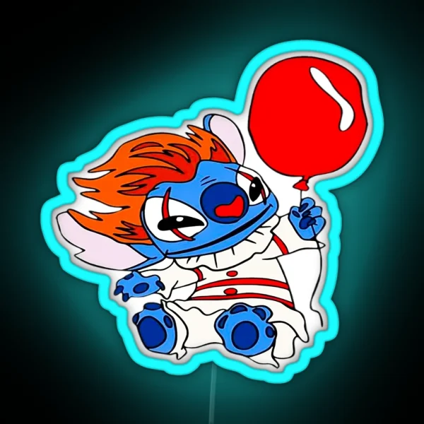 Stitch Is Celebrating RGB Neon Sign