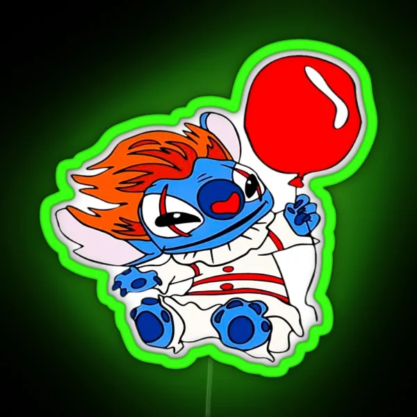 Stitch Is Celebrating RGB Neon Sign