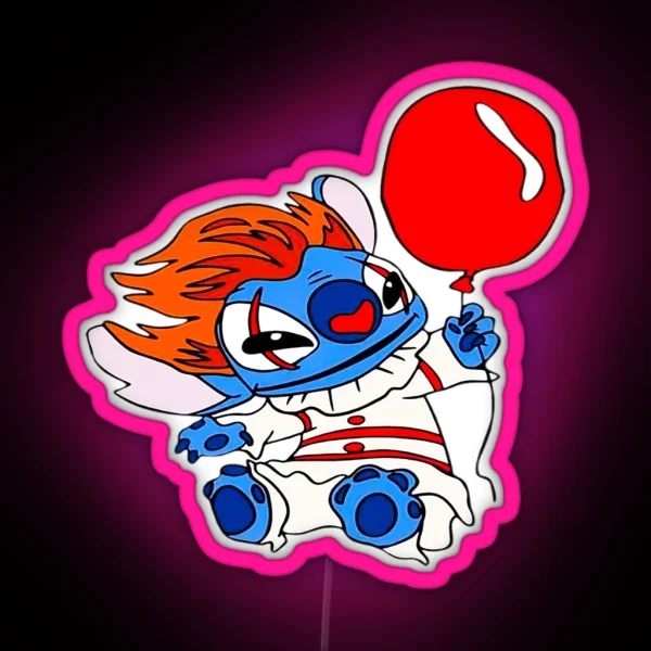 Stitch Is Celebrating RGB Neon Sign