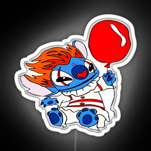 Stitch Is Celebrating RGB Neon Sign