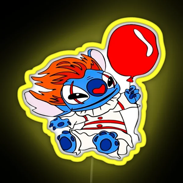 Stitch Is Celebrating RGB Neon Sign